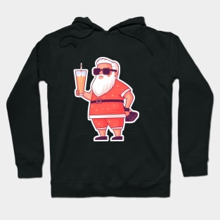 Funny Santa Tropical Christma Hoodie